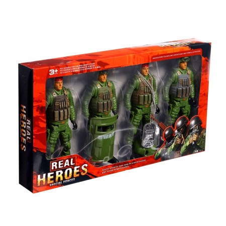 Set of soldiers "Alpha Group", 4 pieces-8