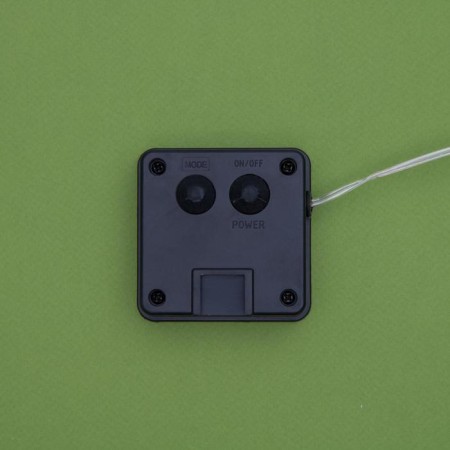 Garland “thread” 20 m dew, IP44, silver thread, 200 LED, warm white glow, 2 modes, solar battery-5