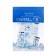 A fabric mask moisturizer for face with crystals of Arctic ice, set of 10 pcs