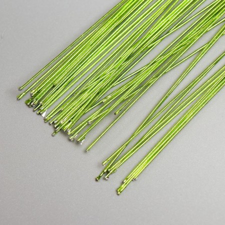 Wire for the manufacture of artificial colors "Green chrome" length 40 cm section 0.7 mm-1