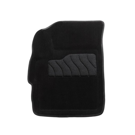 Pile rug for Daewoo Matiz II, 2000-, Black-1