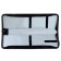 Penal for brushes, 390 x 120 mm, 5k390 "inspiration", leatherette, anaconda print, brown