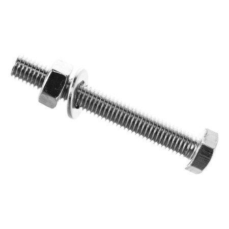 Bolt bolt master, with a hexagonal head, galvanized, Din933, M8x60 mm, 3 pcs-2