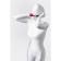 Anonymo gag, abs plastic, 64 cm, red color