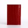 Passport cover, crocodile, red color