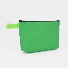 Lightning cosmetic bag, green color