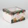 Box for Capcakes "New Year's Gift" 16 x 16 x 10cm, New Year
