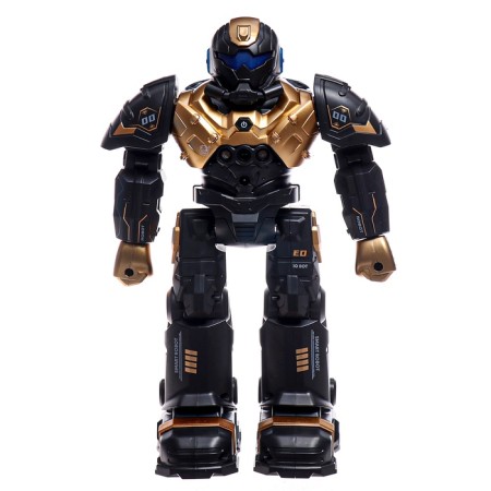 Radio -controlled robot "Hero", sound and light effects, gold color-3