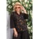 Female jacket, size 52, black color