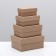 Set of boxes 4 in 1 "Craft monophonic", 15 x 11 x 7 - 9 x 5 x 4 cm
