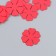 The workpiece of Foamian "Flower" 3 cm, thickness. 1mm, set 10 pcs, red