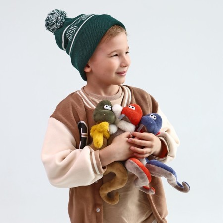 New Year! Soft toy "Snake Arkashka", 15 cm, blue color-8