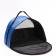 Bag - animal transport, semicircular, nylon, 42 x 22 x 29 cm, cornflower