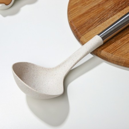 Little line kitchen shade "Easy", 32.5 cm, beige color-2