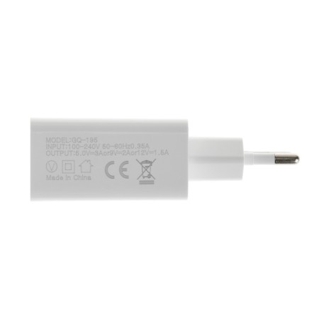 Network charger GQ-195, Type-C, 3 A, 66 W, white-3