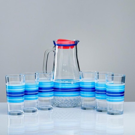 Set for the BRIZ juice art painting, 6 glasses 1250/200 ml