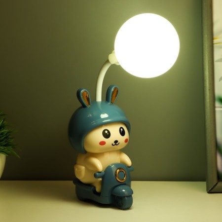 Night "Bunny" LED 2W USB AKB Blue 7.5x9.5x32 cm Risalux-2