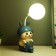 Night "Bunny" LED 2W USB AKB Blue 7.5x9.5x32 cm Risalux