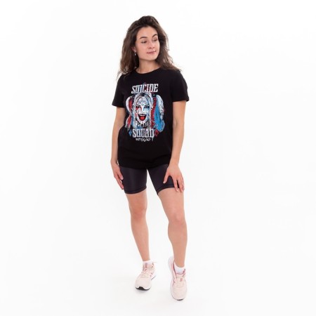 Women's T-shirt "Suicide detachment", Black color, rn 54-2
