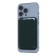 Cardholder for phone, leather, magsafe, dark green