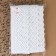 Knitted lace, 80 mm × 10 ± 1 m, white color
