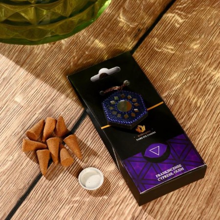 Aromacons "Chakra" 40 pcs and a stand of incense, cypress and audit-2