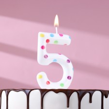 A candle in a cake for a birthday 