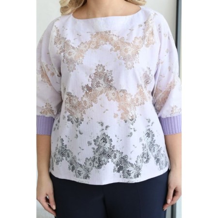 Female jumper, size 58, lilac-2