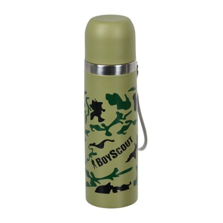 Boyscout thermos, with a metal flask, stainless steel, 0.5 liters