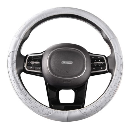 Leather braid, m gray Skyway, with perforated insert-9