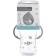 Drill - children's impotion with soft nose "M&B", 270 ml., With handles, color gray color