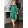 Female dress, size 56, green color