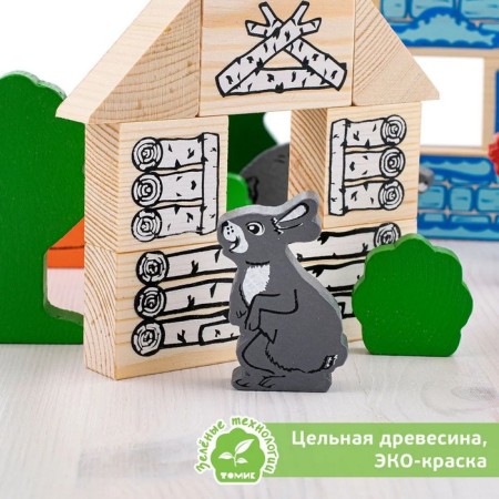 Designer "Tales. Zaykina hut ", 24 elements-1