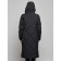 Coat insulated winter female, size 48, black color