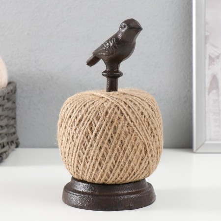 Souvenir coil for cast iron threads "Bird on a bit" 9x9x17.5 cm-2