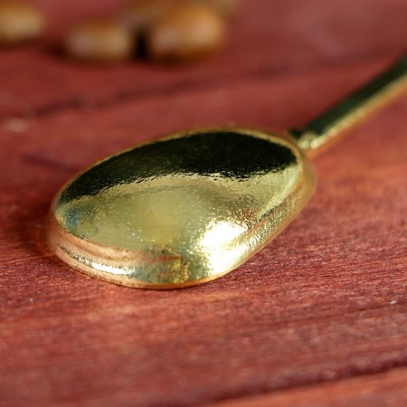 The spoon is brass-1