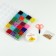 Set for creating jewelry, set 24 colors, 1 pc. - 2 mm, fishing line, scissors, accessories