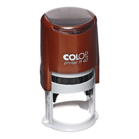 Equipment for round printing automatic Colop Printer R40, diameter 41.5 mm, with a lid, bronze housing-6
