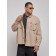 Jeaning jacket men's, size 48, beige color