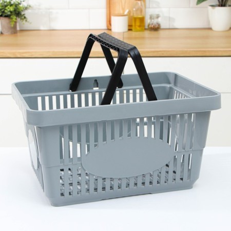 Basket for shopping, 42.5 × 30 × 22.5 cm, color mix-6