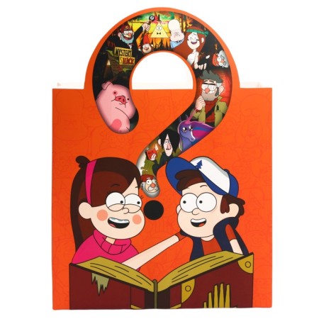 Gift package with packaging paper, 22x22x12 cm, gravity farz-4