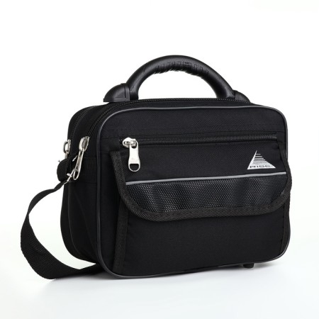 Male bag, rise, black color
