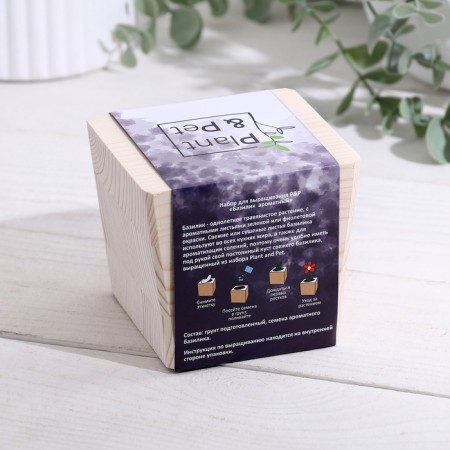 Set for growing p & p "Basil fragrant"-1