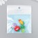 Decor for creativity plastic "Vegetables with eyes" set 4 pcs 1.8 cm