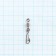 Вертлюг с застежкой Волжанка Rolling Swivel With Hook Snap № 6х1, тест 18 кг, 10 шт