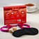 Gift set "For adults": Black tea 25 g, sleep mask, handcuffs, game (18+)
