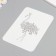 Plastic stencil "Flowering Fllaming", 16x24 cm