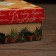 The box is folding, the cover is a "New Year gift" 20 x 20 x 6 cm