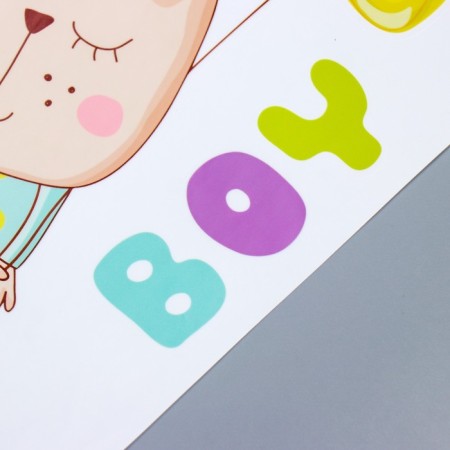 Sticker Plastic Interior color "Cat in the pajamka" 30x90 cm-2