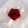 Pillow for the rings "delight", red